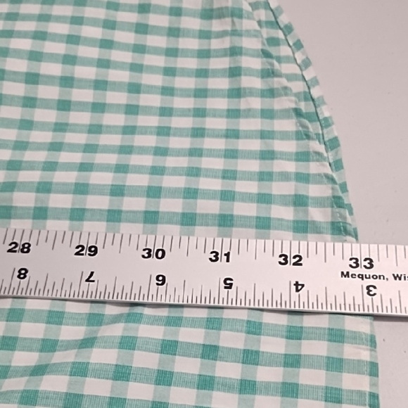 Tommy Hilfiger Green & White Checked Casual Shirt - Picture 7 of 13